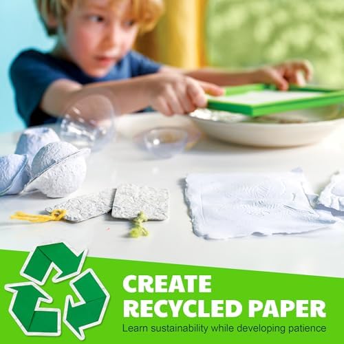 4M - STEAM Green Paper Crafts - Make Recycled Papers, Flower Pressing Art - Eco-Friendly STEAM Craft Paper Kit for Kids Ages 5+ - Learn Sustainability Through Creative Activities - Image 2