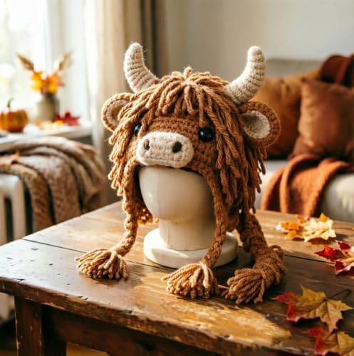 smtsmt Fantasy Hood Hat DIY Crochet Kit Series (Cow) - Image 3