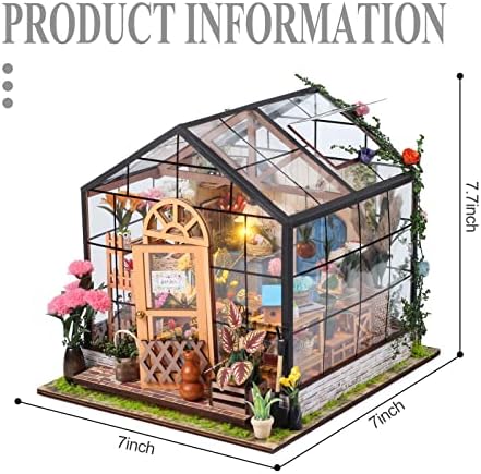 INSGEN DIY Handmade Miniature Furniture, Wooden Diorama Book Nook House Kits Build Crafts for Adults, Miniature Street Tiny Library House Making Kit 1:24 Scale - Image 6
