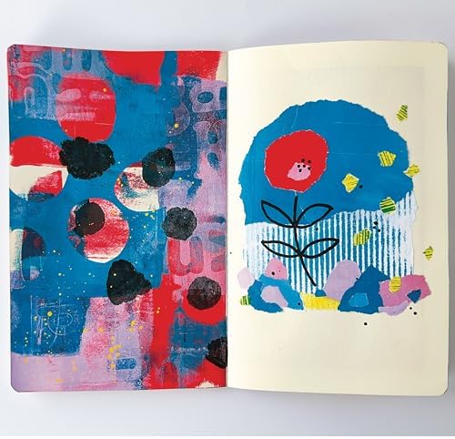 Gelli Arts Journal Kit - All-in-One Printing Kit with 3x5 Gel Plate, Roller, Mini Journal & Mixed Media Supplies, Art Set for DIY Crafts, Handmade Projects for Kids or Adults - Image 6