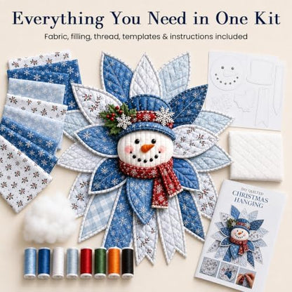Daily Partner Quilted Christmas Door Hanging DIY Sewing Kit (G) - Image 2