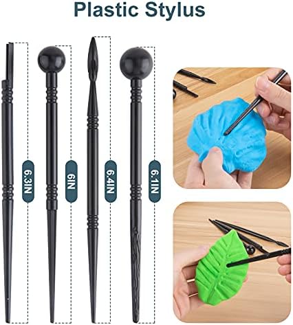 Luney 25PCS Polymer Clay Sculpting Tools Kit, Pottery Tools - Image 6
