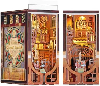MiniCity Roaring Twenties Book Nook Kit, DIY 3D Bookshelf Insert with LED by MiniCity