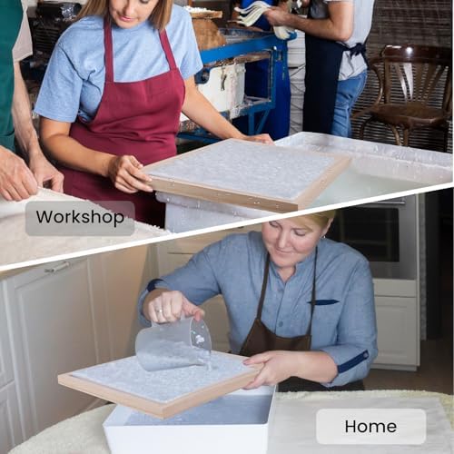 Caydo Paper Making Frame Kit, 3 Pieces Mould and Deckle for Adults - Image 5