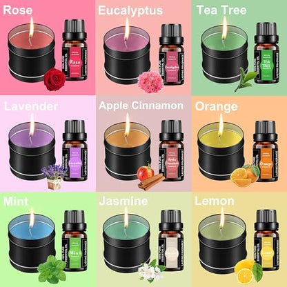 Complete Candle Making Kit With Wax Melter, Candle Making Supplies, Diy Arts&Crafts Kits Gift For Adults,Beginners,Including Soy Wax,Electric Stove,Wicks,Rich Scents,Rubber Pads,Wick Clips,Spoon, Etc. - Image 4