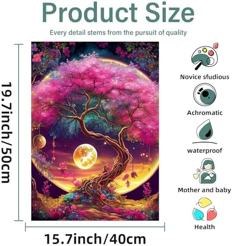Tree of Life Paint by Numbers Kit for Adults Paint by Number for Adults - Image 2