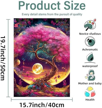 Tree of Life Paint by Numbers Kit for Adults Paint by Number for Adults - Image 2
