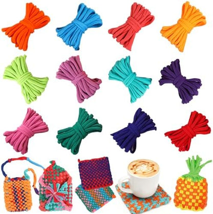 216 PCS Loom Loops Refill for Weaving Loom Kit Toys, Elastic Potholder Loom Loops DIY Arts and Crafts Supplies Set for Kids Beginners Christmas Birthday Gifts for Girls 5 6 7 8-12 13 Year Old by Combaybe