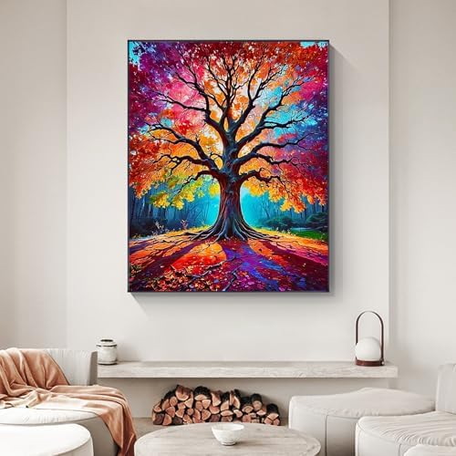 Tree of Life Paint by Numbers Kit for Adults Without Frame 16x20 IN - Image 2