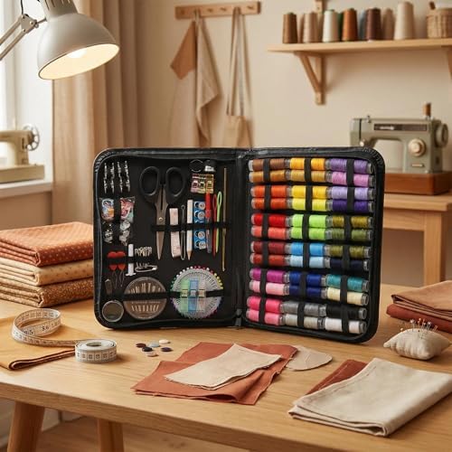 MFORLD Sewing Kit for Adults, 229Pcs Needle and Thread Kit Sewing Supplies - Image 3