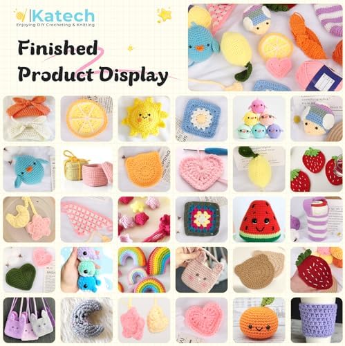 Katech Crochet Kit for Beginners Adults Kids-Crochet Starter Kit-Ideal Gift - Image 4