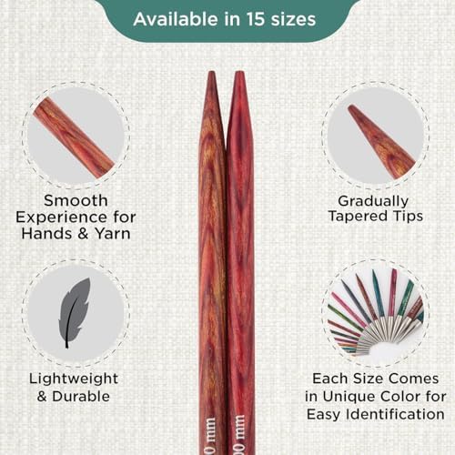KnitPro Dreamz Interchangeable Circular Needles 4" (10cm) | US Size 8 (5mm) - Image 3