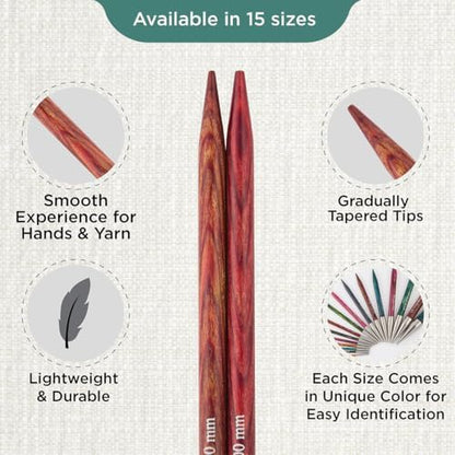 KnitPro Dreamz Interchangeable Circular Needles 4" (10cm) | US Size 8 (5mm) - Image 3
