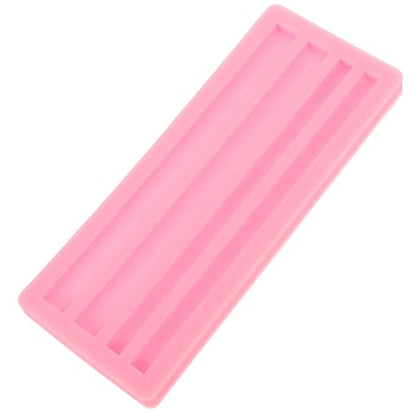 EXCEART Half Round Silicone Wax Stick Mold 6.38X2.56 Inch for Candle Making DIY Wax Seal Stick Mold Versatile Silicone Molds Candles for Home Craft Projects