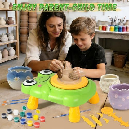 Pottery Wheel for Kids Complete Pottery Painting Kit Arts & Crafts for Kids - Image 6