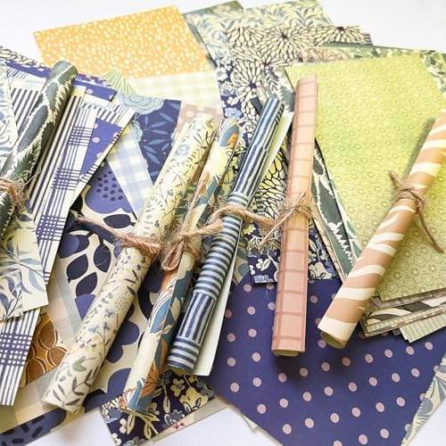 240 Sheets Vintage Scrapbook Papers Journaling Scrapbooking Supplies Kit Decorative Craft Paper for Planner, Bullet Journal Collage Card Embellishment Retro Crafts - Image 6
