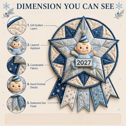 Beginner-Friendly 12- Month Themed 3D Quilted Door Hanger Sewing Kit Collection, DIY Fabric Patchwork Adults Craft Kit, Fall Art Wall Decor, Christmas Holiday Hanger，U3 - Image 3