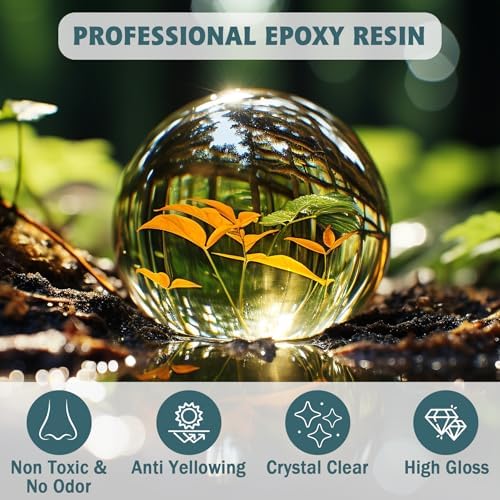 IGaiety Epoxy Resin 64 OZ Kit, Clear Casting Resin No Yellowing - Image 4