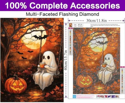 Halloween Diamond Art Kits for Adults, Diamond Painting Kits for Adults - Image 4