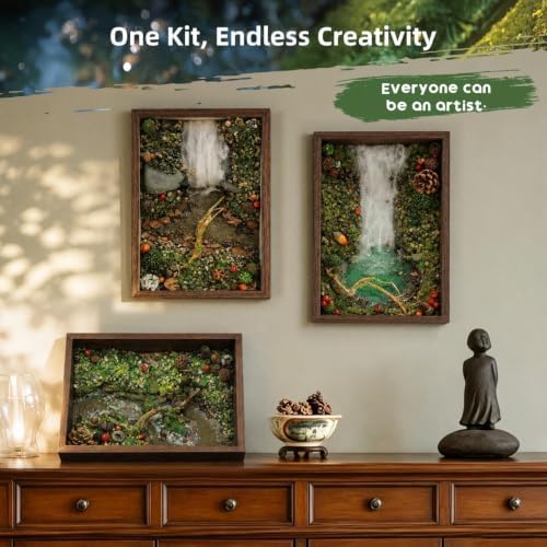 Microland Calming Craft Kits for Adults DIY Zen Forest Landscape Resin Craft Kit Fun Creative Crafting Set for Teens Women Relaxing Adult Activities on Ladies Night Crafty Artist Gift for Mom Birthday - Image 5