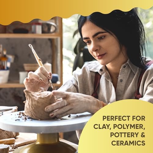 30 Pcs Clay Tools & Pottery Tools Kit, Professional Polymer Clay Sculpting - Image 5