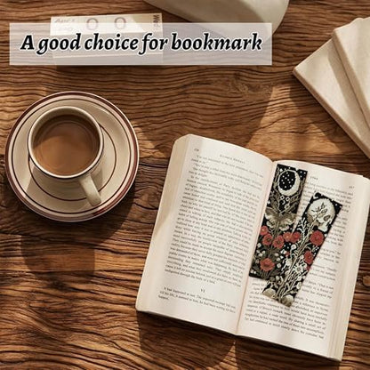 NEGEKFKX 4 Pcs Flower Cross Stitch Bookmark Kit for Adult Beginners - Image 3