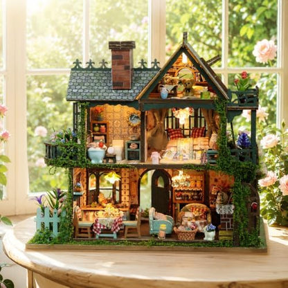 RHZN Miniature House Kit, Miniature Kit, Mini House Building Kit for Adults - Image 5