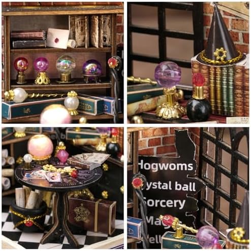 CUTEROOM DIY Doll Room Miniature Furniture Wooden House Kit-Moon Magic - Image 5