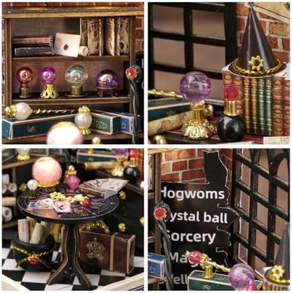 CUTEROOM DIY Doll Room Miniature Furniture Wooden House Kit-Moon Magic - Image 5
