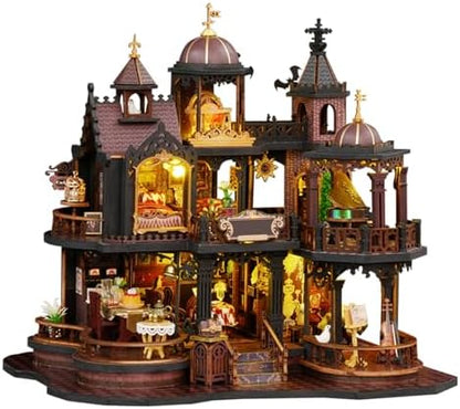 SUNNINO Miniature Dollhouse Kit - Edinburgh Castle Book Nooks for Adults by SUNNINO