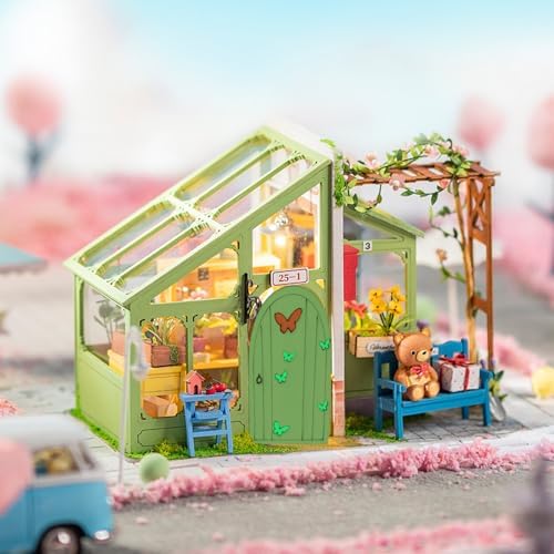 Honbay 36PCS Unfinished Blank Wooden Fairy Garden Door Mini Fairy House Door Wooden Miniature Door Wood Pieces Wood Slices Wood Chips Embellishments for DIY Crafts Home Party Decoration - 9 Styles - Image 5