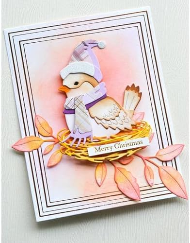 Bird's Nest Frame Metal Cutting Die Cuts, DIY Crafts Bird's Nest Frame Scrapbook Paper Cards Cutting Dies Cut Stencils for DIY Embossing Card Making Book Tags Decorative Paper Dies Scrapbooking - Image 4