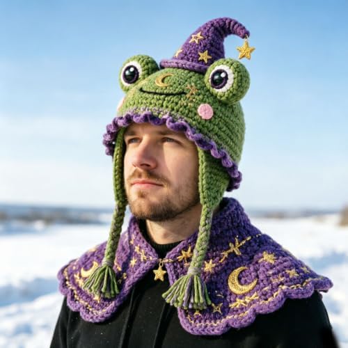 Fantasy Hood Hat DIY Crochet Kit Series for Beginners (Frog) - Image 5