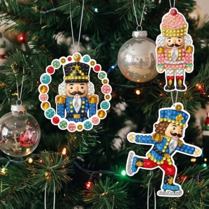LAKEQUILL Holiday Soldier 12 Pcs 5D Diamond Painting Keychain Kit - Image 2