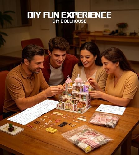 Spilay DIY Miniature House Kit for Adults, Miniature Dollhouse Building Kit - Image 5
