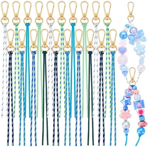 Wurosi 33 Pcs Paracord for Keychain Making, Beadable Keychain Making Kit by Unknown
