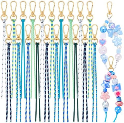 Wurosi 33 Pcs Paracord for Keychain Making, Beadable Keychain Making Kit by Unknown