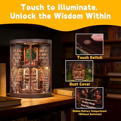 YSWOOD WORLD DIY Miniature House Kit for Adults, Mini House Kit with LED - Image 5