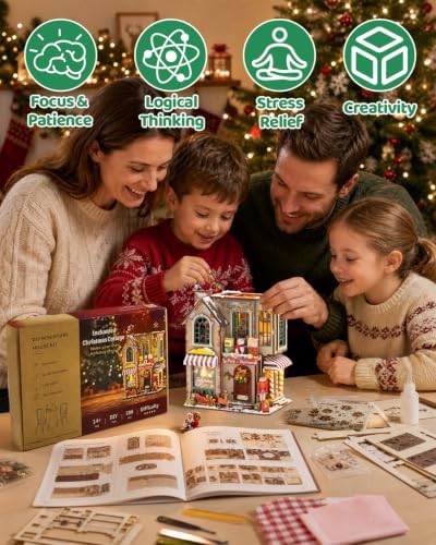 OZJAY Miniature House Kit for Adults, Mini House Kit with LED - Image 6