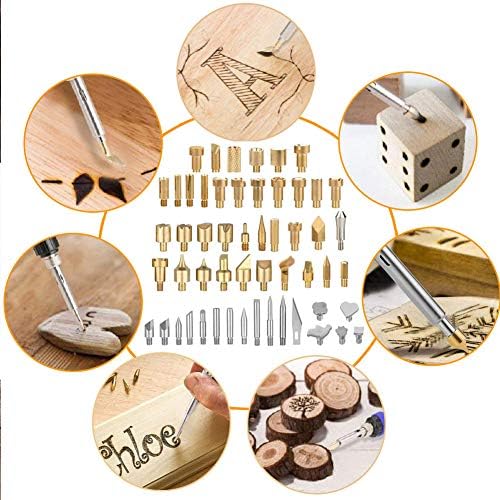 Wood Burning Kit, 46 Pcs Wood Burning Tool for Adults Pyrography - Image 5