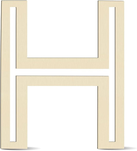 Large Wooden Letters 14 inch for Wall Decor Crafts Big Wood Letter H 1/5 Inch Thick Unfinished Alphabet Cutouts Paintable Letters for DIY Wreath Home Party Wedding Baby Nursery Decorations (H)