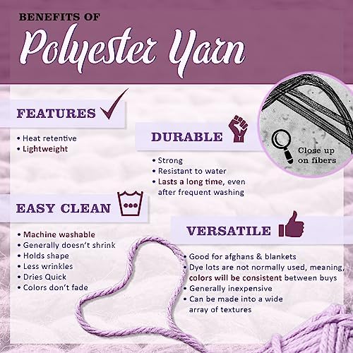 JubileeYarn Fun Finger Loops Yarn - Red Grey White - 3 Skeins - Image 5