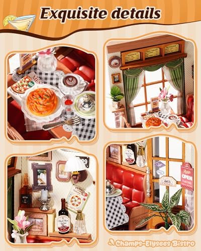 Rolife Restaurant DIY Miniature House Kit - Image 3