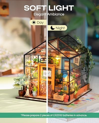 Rolife Greenhouse DIY Miniature Dollhouse Kit Creative Gift for Adults - Image 4