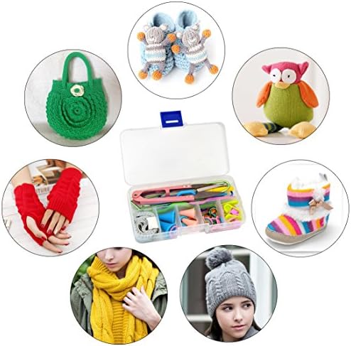 Dxhycc New Basic Knitting Tools Accessories Supplies with Case Knit Kit Lots - Image 5