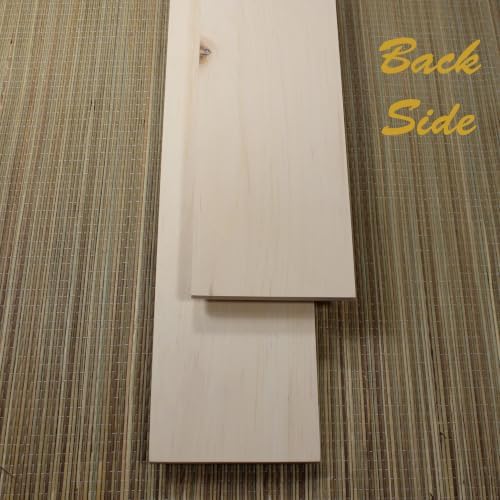 Unfinished 4" Tall x 6"-to-24 Wide - Beveled Pine Sanded Wooden Plaque Sign Blank Sets for DIY Craft Projects or Awards - Ready to Use (3, 4x9 inches) - Image 5