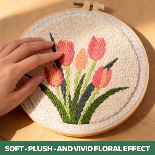 AERXSRET Punch Needle Kit and Embroidery Kit for Adult Beginners, DIY Craft - Image 6