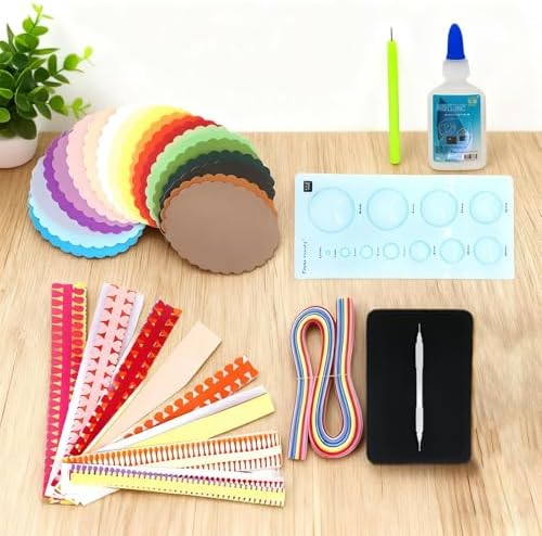 Quilling Kit Colorful Cardmaking Handmade Supplies - Image 5
