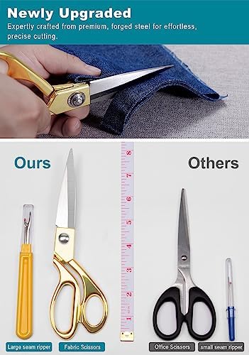 Cebelo Large Sewing Kit for Adults: 2-Year Supply for Home Mending (Brown) - Image 5