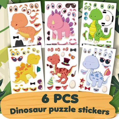 Air Dry Clay 96PCS (2x48Colors), Modeling Clay for Kids with 12 Sheets Dinosaur Stickers & 6PCS Sculpting Tools, Safe & Non-Toxic, DIY Molding Clay Gift for Boys and Girls - Image 6